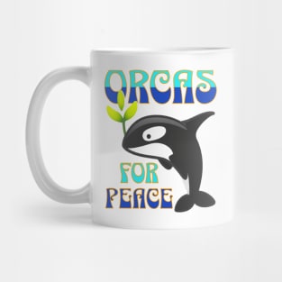 Orcas for Peace Mug